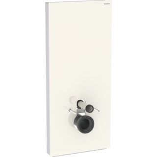 Geberit Monolith Wand-WC-Modul 131031JL5 Bauh&ouml;he 114cm, Front Glas sand-grau, Seite aluminium
