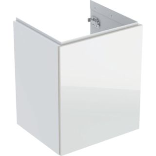 Geberit Acanto Waschtischunterschrank 500608012 44,6x53,4x37,6 cm, Glas wei&szlig; - wei&szlig; hochglanz
