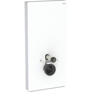 Geberit Monolith Wand-WC-Modul 131022SI5 Bauh&ouml;he 101 cm, Glas wei&szlig;