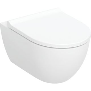 Geberit Acanto WC mit WC-Sitz 502774008 4,5 l,sp&uuml;lrandlos, TurboFlush, wei&szlig; KeraTect