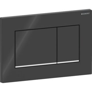 Geberit Sigma 20 Square Bet&auml;tigungsplatte 115883KM1 schwarz / hochglanz-verchromt