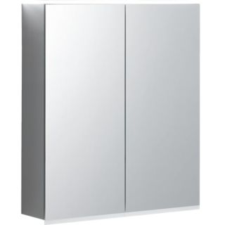 Geberit Option Plus Spiegelschrank 60 cm 500593001 60x70x17,2 cm,  mit Beleuchtung, Touch-Sensor, Kosmetikspiegel, 2 T&uuml;ren