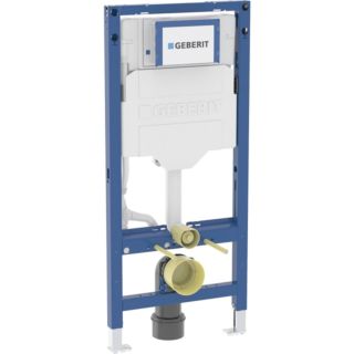 Geberit Duofix Sigma Wand-WC-Element 111300006 mit Sigma Unterputz-Sp&uuml;lkasten 12 cm, f&uuml;r Trockenbau