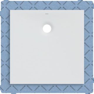 Geberit Olona shower tray 550900001 white/matt, square, 80 x 80 x 4 cm