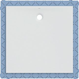 Geberit Olona receveur de douche 550903001 blanc / mat, carr&eacute;, 120 x 120 x 4 cm