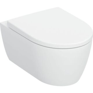 Geberit iCon Wand-Tiefsp&uuml;l-WC-Set 503046JT1 35,5x53cm, geschlossenes Keramikdesign, mit WC-Sitz, wei&szlig; matt