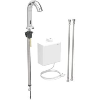 Geberit Piave Waschtischarmatur 116162211 mit Mischer, Standmontage, Netzbetrieb, Aufputz