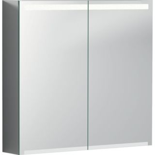 Geberit Option Spiegelschrank 500205001 750x700x150mm, mit Beleuchtung, Touch-Sensor, zwei T&uuml;ren
