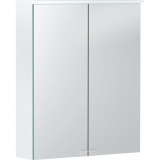 Geberit Option Basic Spiegelschrank 500258001 550x675x140mm, mit Beleuchtung, zwei T&uuml;ren