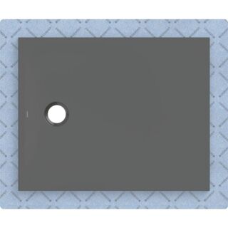 Geberit CleanFloor30 Duschfl&auml;che 551004DM1 bodeneben, mit Dichtvlies, 80 x 100 cm, graphit / matt
