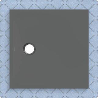 Geberit CleanFloor30 Duschfl&auml;che 551002DM1 bodeneben, mit Dichtvlies, 80 x 80 cm, graphit / matt
