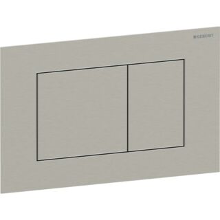 Plaque d'actionnement Geberit Sigma40 115629ID1 carr&eacute;e, double affleurement