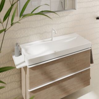 hansgrohe Xelu Q Lavabo 61036450  100 x 48 cm, avec trou pour robinet, sans trop-plein, SmartClean, blanc