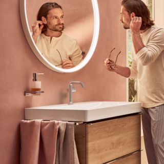 hansgrohe Tecturis S Waschtischarmatur 150 73340000  CoolStart, EcoSmart+, mit Push-Open-Ablaufgarnitur, chrom