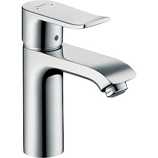 hansgrohe Metris 110 Waschtisch Armatur 31204000 chrom, ohne Ablaufgarnitur, LowFlow
