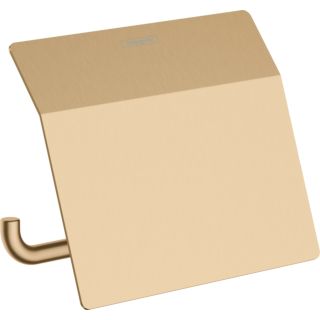 hansgrohe AddStoris Papierrollenhalter 41753140 mit Deckel, Wandmontage, Metall, brushed bronze