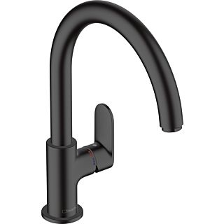 hansgrohe Vernis Blend M35 210 Kitchen Mixer 71870670,  high spout, 1 spray, matte black