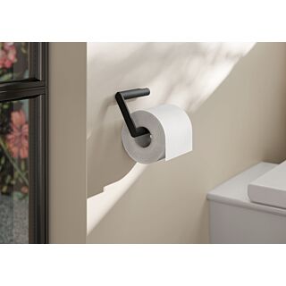 HEWI System 900 toilet paper holder 900.21.00060 DC  stainless steel, powder-coated, deep matt black
