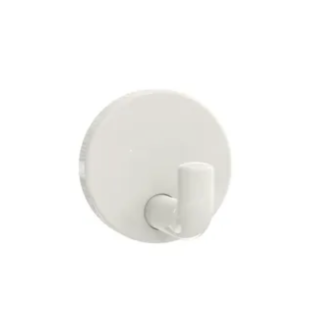 Crochet mural HEWI S&eacute;rie 477 (r&eacute;f. 4779001099)  ) 46 mm, conception accessible, protection antivol, blanc