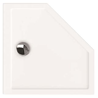 Hoesch Samar 5-Eck-Duschwanne 4461.010 90 x 90 x 2,5 cm, wei&szlig;, ultraflach