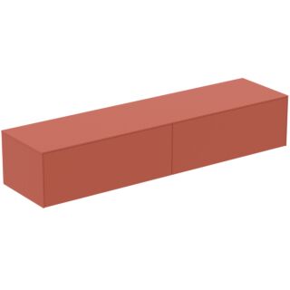 Ideal Standard Conca Waschtisch-Unterschrank T4316Y3 ohne Ausschnitt, 2 Ausz&uuml;ge, 200x50,5x37 cm, Sunset matt lackiert