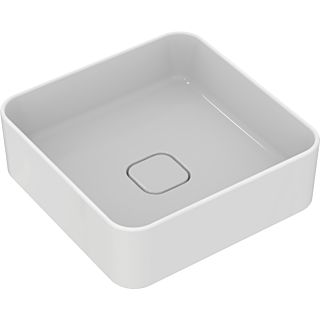 Ideal Standard Strada II Aufsatzwaschtisch T296201 quadratisch, 40 x 18 x 40 cm, ohne &Uuml;berlauf, wei&szlig;