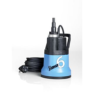 Jung Schmutzwasserpumpe Simer 6 OD6601G-06 230 V, 10 m mit Schuko Stecker