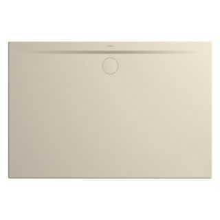 Kaldewei Superplan Zero Rechteck-Duschwanne 100x150 cm 359047982661 Secure Plus,  Wannenträger extraflach, warm beige, Stahl-Email