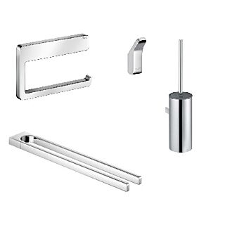 Keuco Moll Bad Accessoires Set Handtuchhalter,Haken,WC-B&uuml;rste,Papierhalter