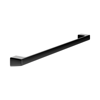 KEUCO AVENO Badetuchhalter 14601370800 80 cm, zum Kleben/Schrauben, schwarz matt