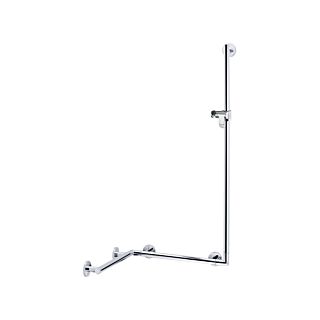 Keuco Duschhandlauf Plan Care 34908174611 Alu silber-eloxiert/chrom, 400/600/1182mm