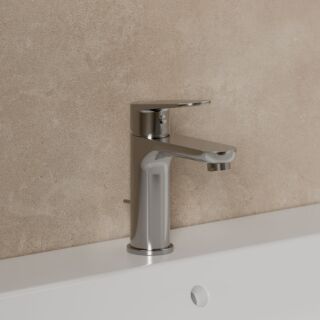 Kludi X1 100 mitigeur lavabo 322880575 avec garniture de vidage , chrom&eacute;