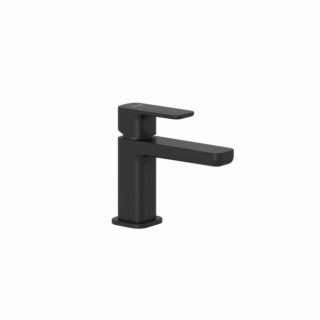 Kludi Renon washbasin mixer 85 422663975 with push-open drain fitting matt black