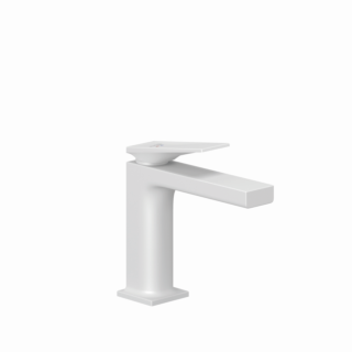 Kludi Decus washbasin mixer 110 542885375 with push-open drain. matt white