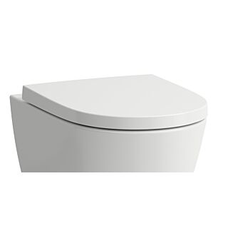 Abattant WC CARLDIX x LAUFEN A91005000001  avec SoftClose, 370 x 445 mm, d&eacute;clipsable, blanc