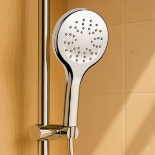 AquaCraft 110 Handbrause 11010101-00 120 mm rund, 1 Strahlart, 6 l/min., verchromt