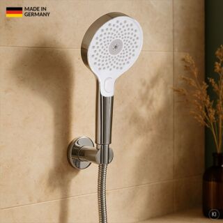 CARLDIX Hand Shower 16010003-00 round, 110 mm, 3 spray patterns, chrome