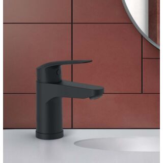 Tres Base Plus wash basin mixer 21610303NM without waste set, matt black