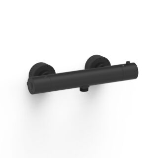 Tres Base Plus Thermostat-Duscharmatur 21616401NM Aufputz, schwarz matt