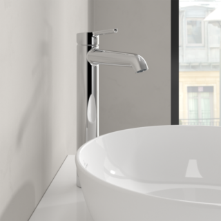 Villeroy et Boch Skyla mitigeur lavabo TVW11600300061 laiton, sur&eacute;lev&eacute;, chrom&eacute;