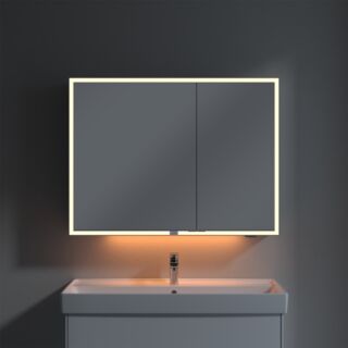 Villeroy und Boch My View Now Spiegelschrank A4551000 100 x 75 x 16,8 cm, LED-Beleuchtung, 2 T&uuml;ren, mit Sensorschalter