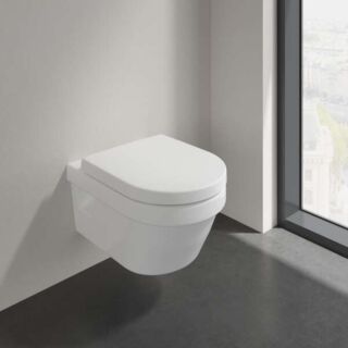 Villeroy & Boch Architectura Wand WC 5684HR01 wandh&auml;ngend, mit DirectFlush, Wei&szlig; Alpin