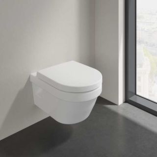 Villeroy & Boch Architectura Wand WC 5684R0R1 Tiefspüler, Weiß Alpin CeramicPlus, spülrandlos