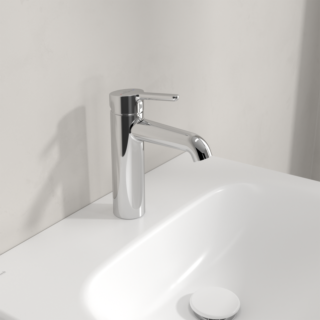 Villeroy et Boch Skyla mitigeur lavabo TVW11600400061 Laiton, Chrome