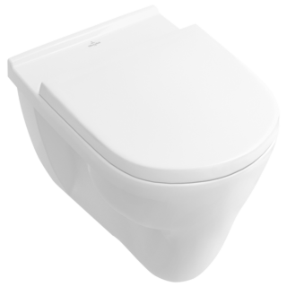 Villeroy & Boch O.Novo Wand Flachsp&uuml;l WC 566210R1  36x56cm, weiss c-plus, Abgang waagerecht