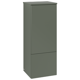 Villeroy und Boch Antao Mittelschrank K44100HL 41,4x103,9x35,6cm, Waschbeckenplattenfarbe Lack, leaf green matt lacquer