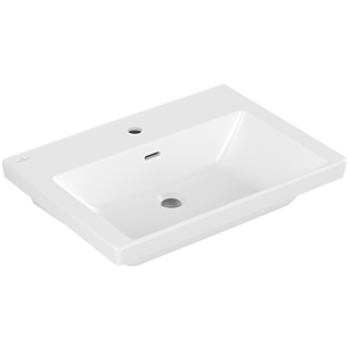 Villeroy et Boch Subway 3.0 lavabo 4A7065RW 65x47cm, avec 2000 trou du robinet / avec trop - plein, pierre blanche C-plus