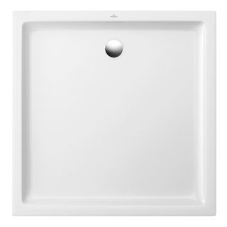 Villeroy & Boch O.Novo Plus Duschwanne 6210C301 80 x 80 x 6 cm, wei&szlig; mit Antirutsch
