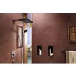 hansgrohe Raindance Alive Select S - Douchekop, ronde Handdouche (125 mm) met 3 jets (incl. PowderRain), met anti-kalk functie, brushed black chrome, 24500340