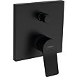 hansgrohe Vivenis trim kit 75415670 concealed bath mixer, matt black